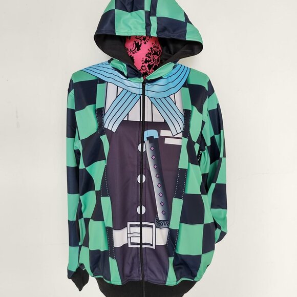 NEW anime Demon Slayer Kimetsu no yaiba Tanjito sweatshirt Unisex - Picture 1 of 4